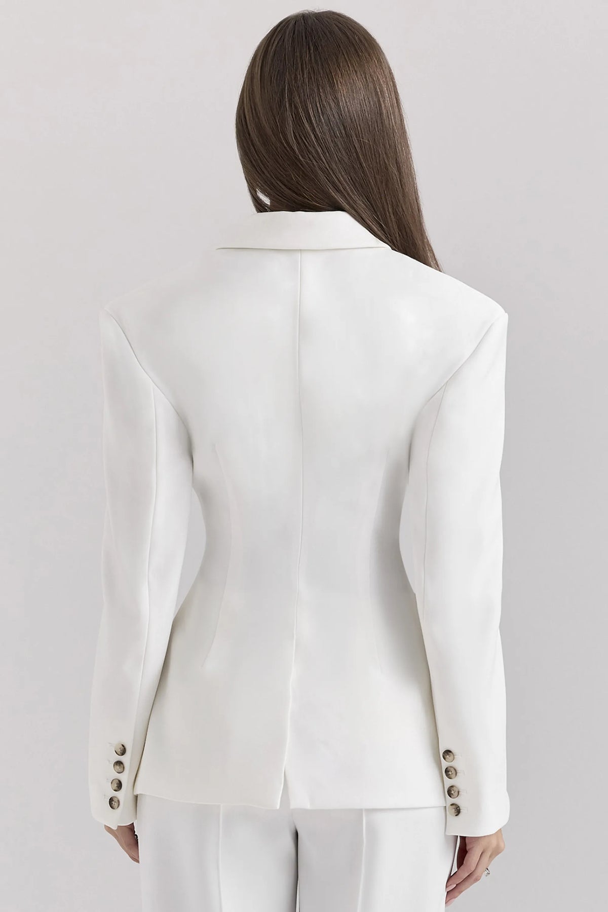 Hudson White Hourglass Blazer