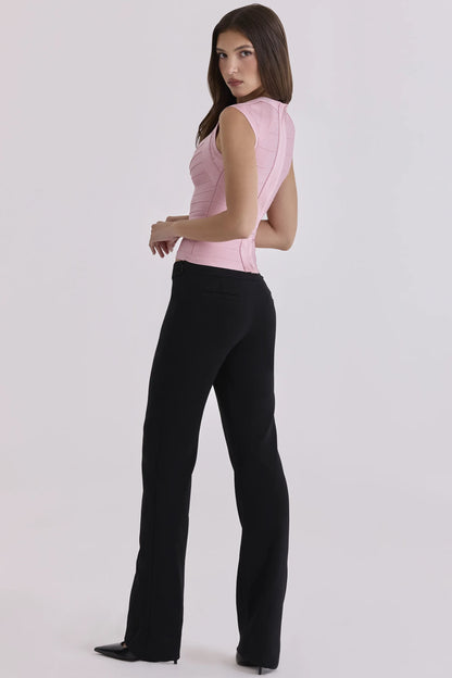 The Icon Baby Pink Bandage Top