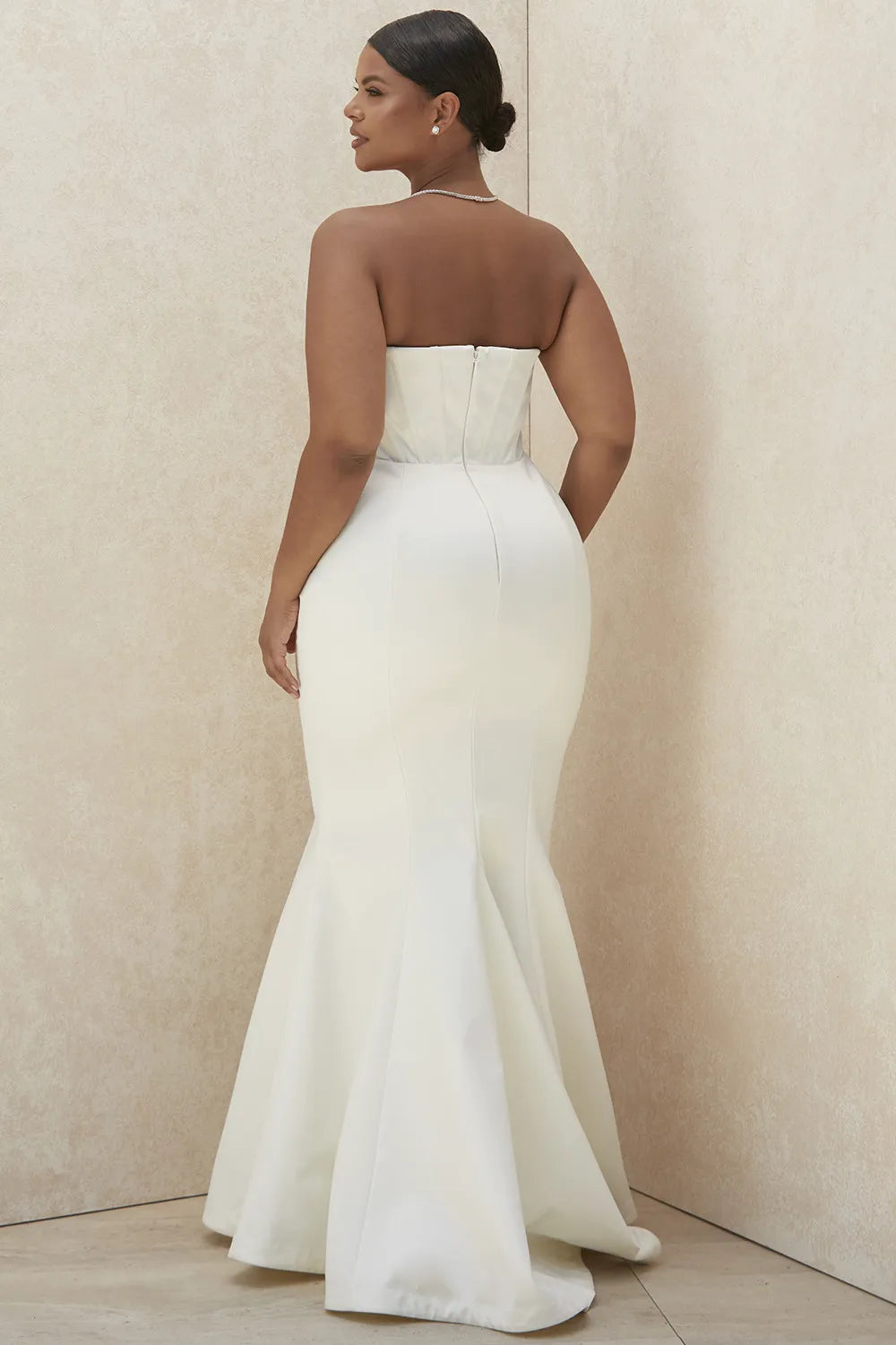Ines Ivory Strapless Corset Bridal Gown - Limited Edition