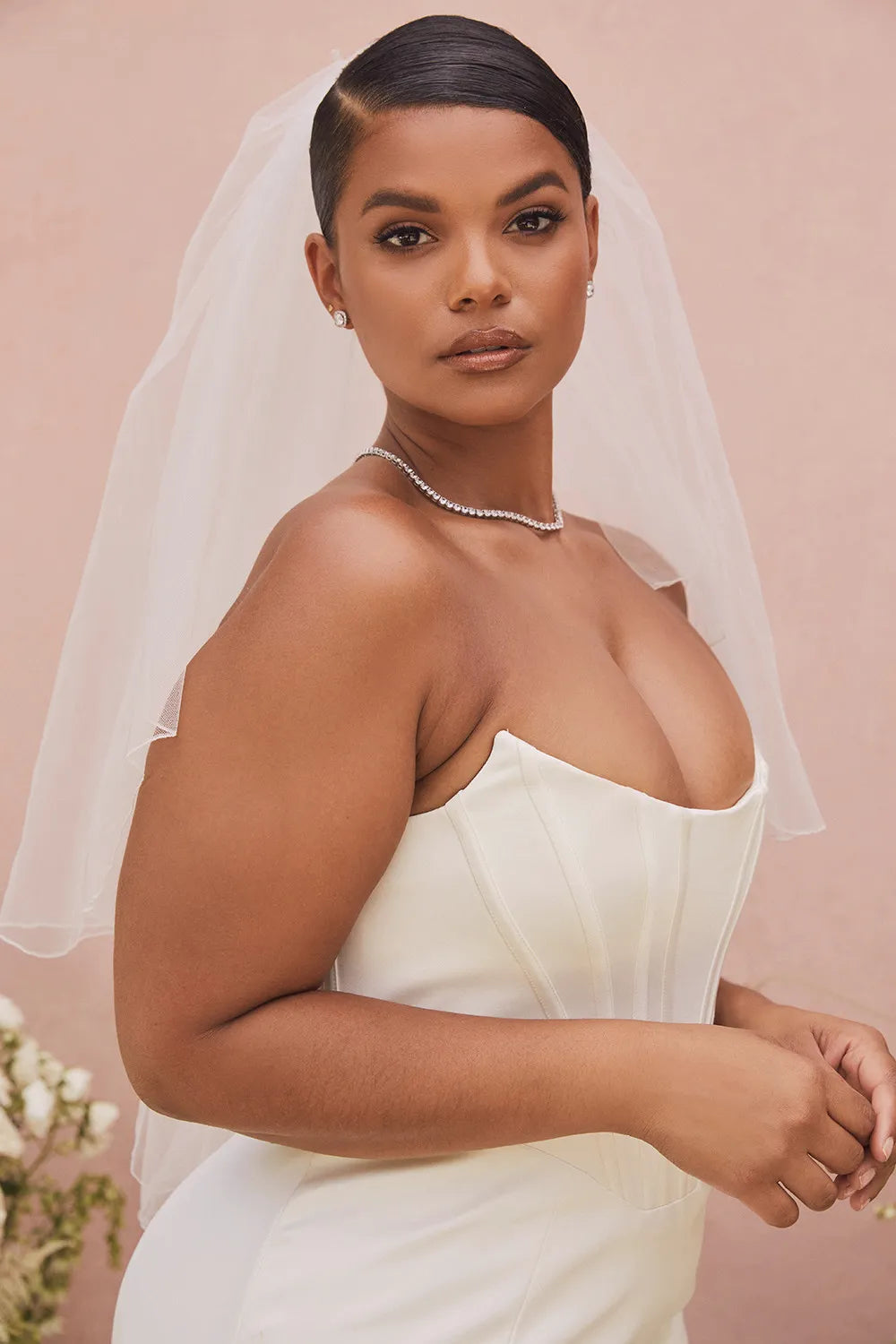 Ines Ivory Strapless Corset Bridal Gown - Limited Edition