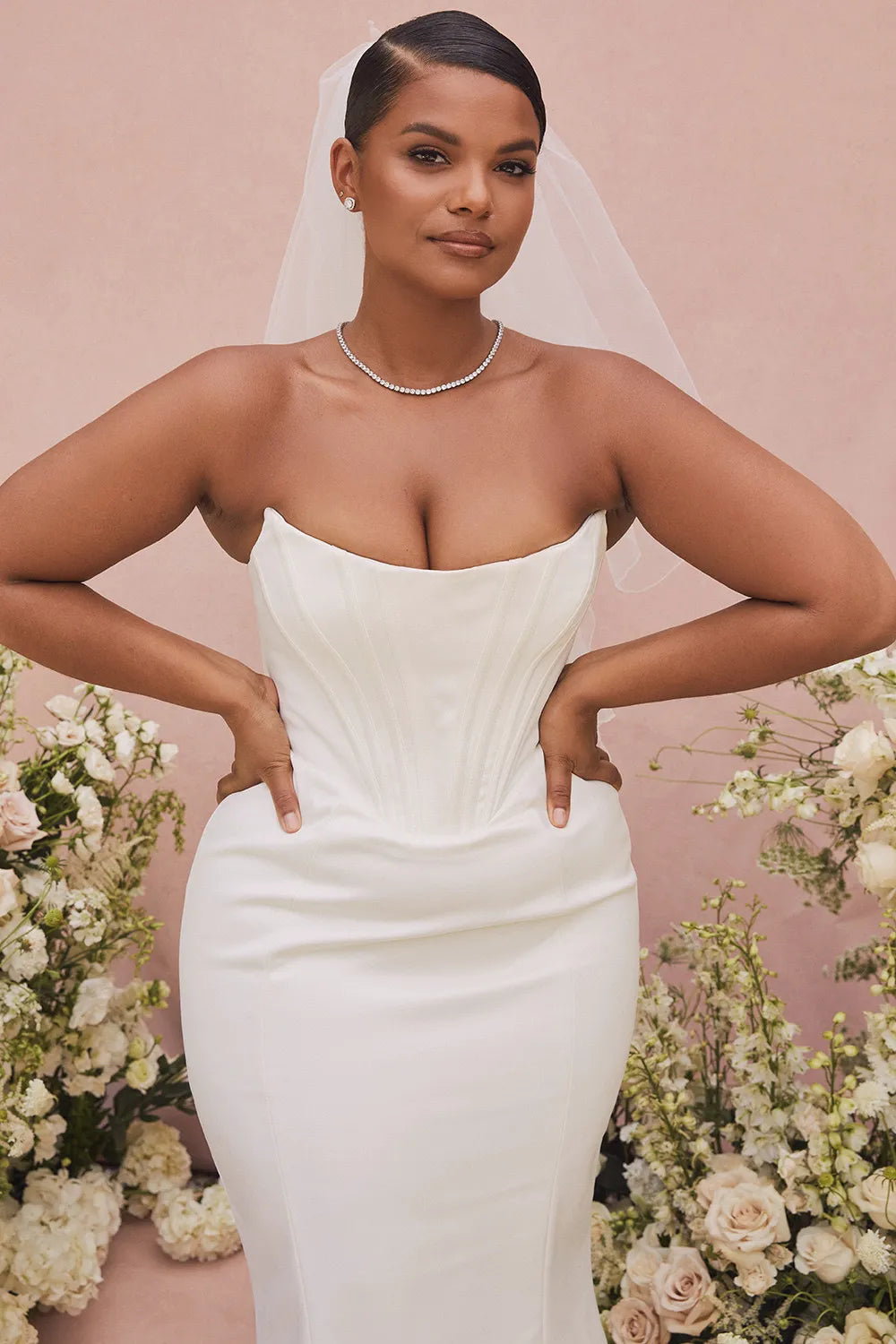Ines Ivory Strapless Corset Bridal Gown - Limited Edition