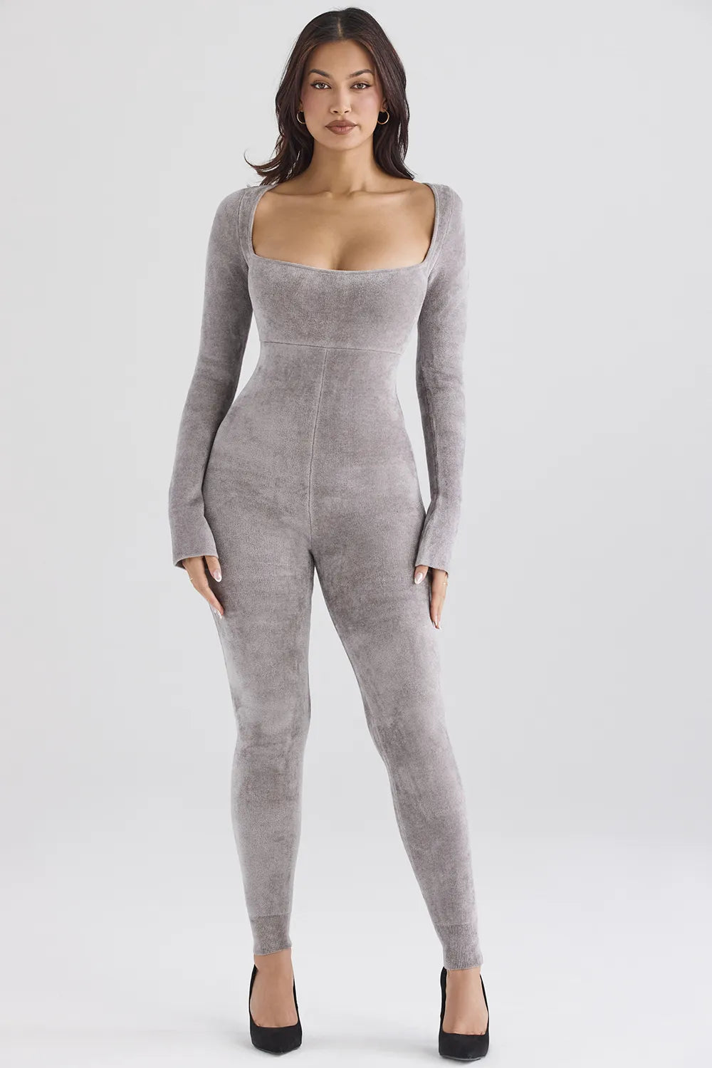 Isis Mink Heavy Chenille Loungewear Jumpsuit