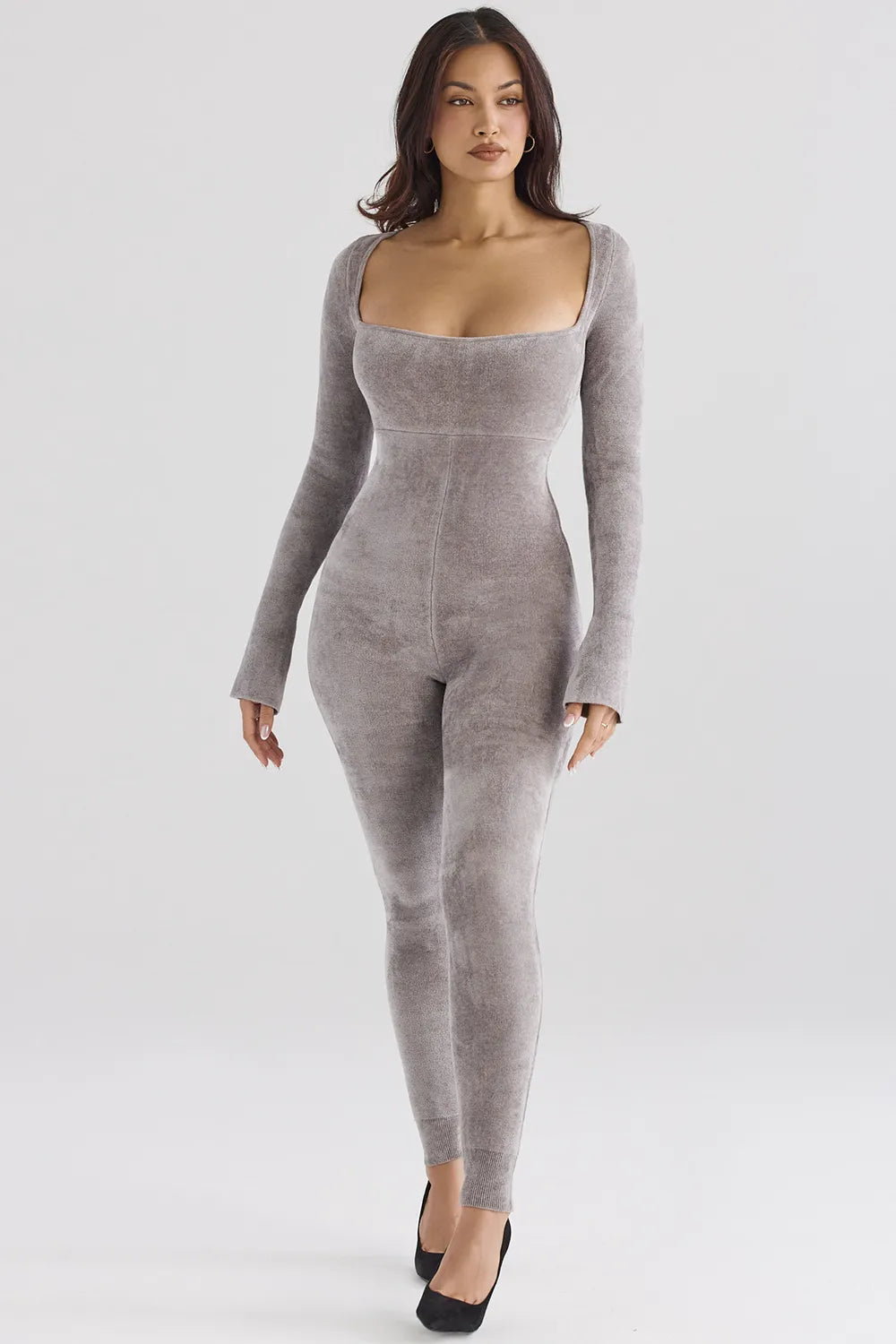 Isis Mink Heavy Chenille Loungewear Jumpsuit
