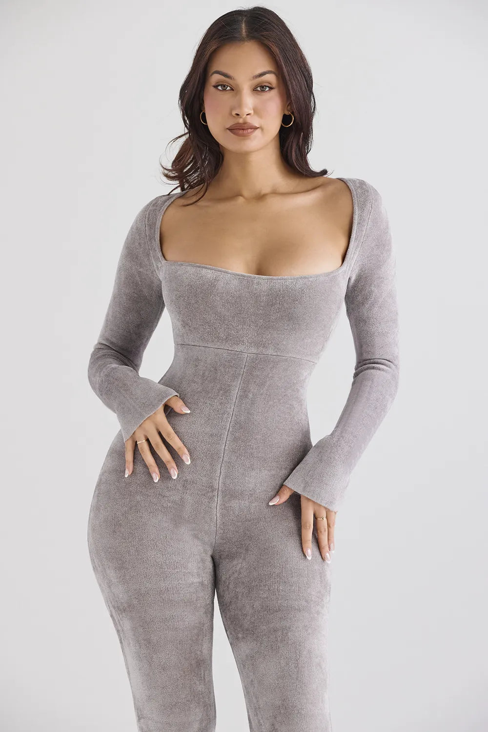 Isis Mink Heavy Chenille Loungewear Jumpsuit