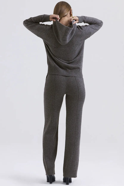 Jionni Charcoal Cashmere Blend Hoodie