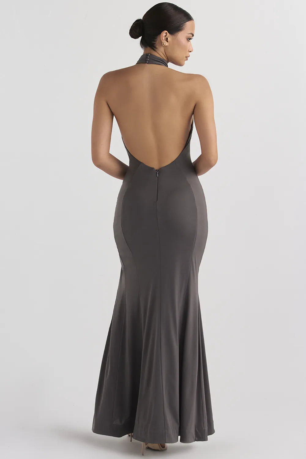Juliette Shadow Halter Gown