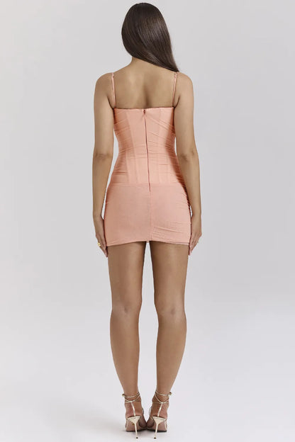 Juno Sorbet Corset Mini Dress