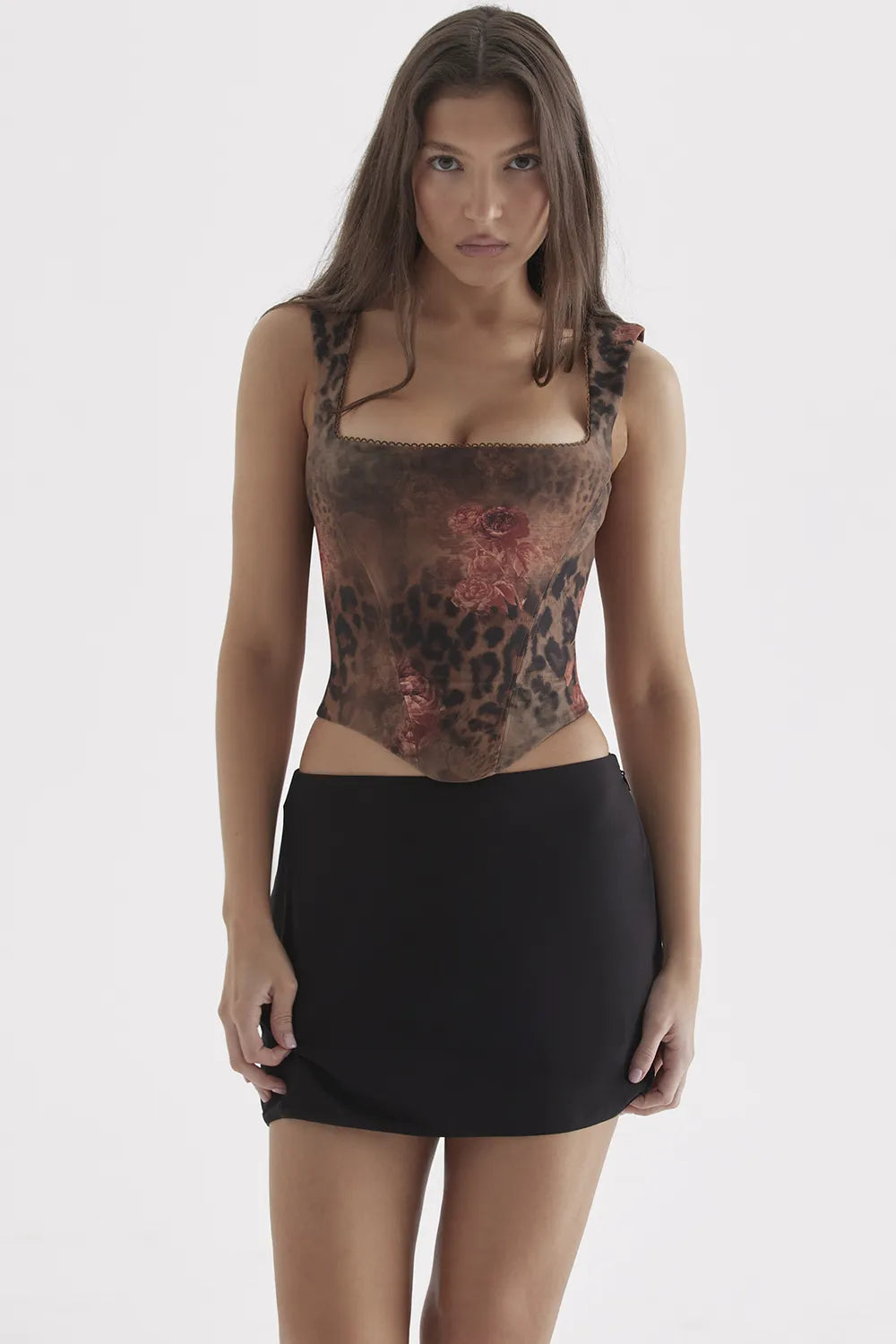 Kalina Floral Printed Corset