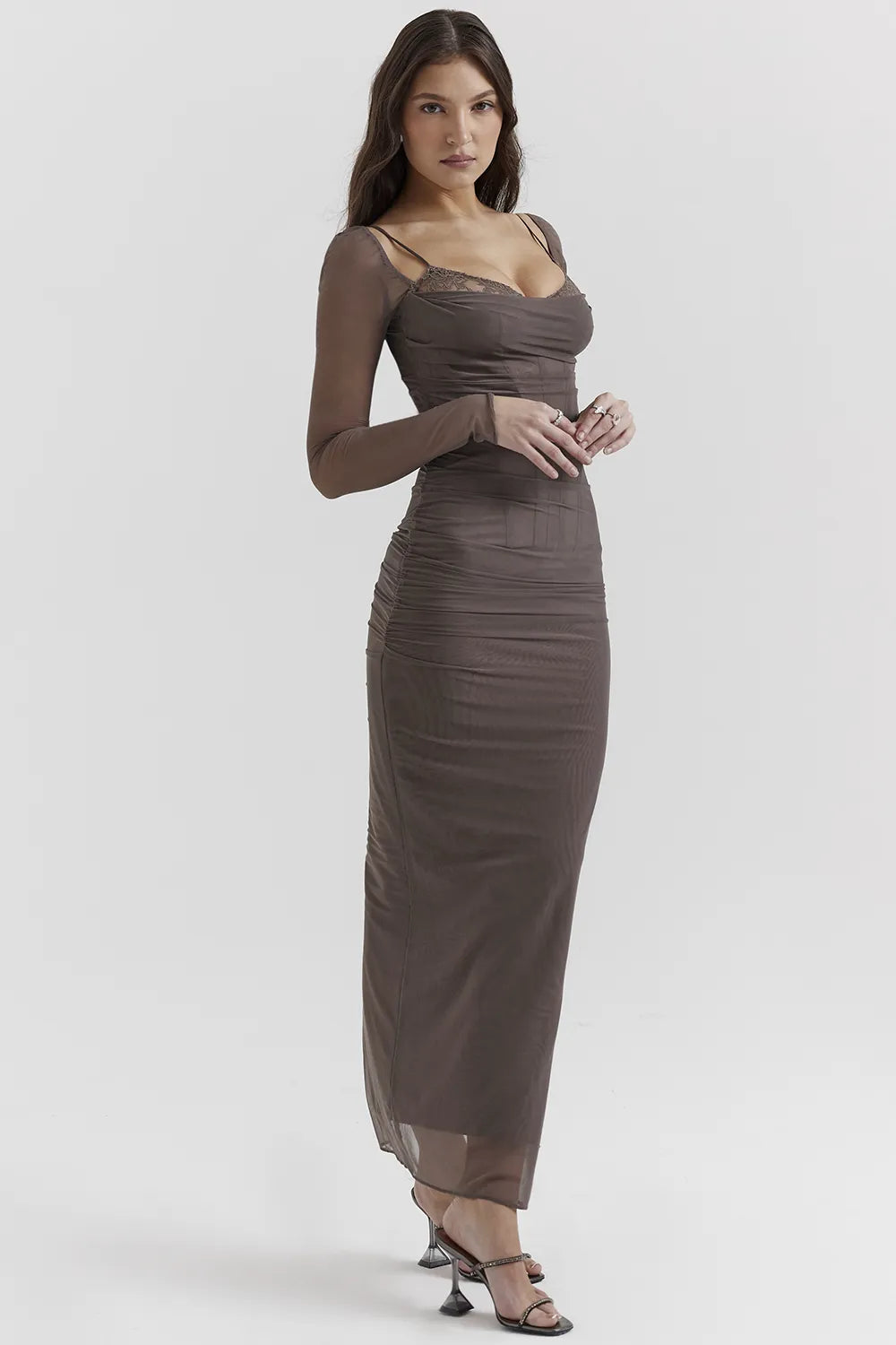 Katarina Smoke Maxi Dress
