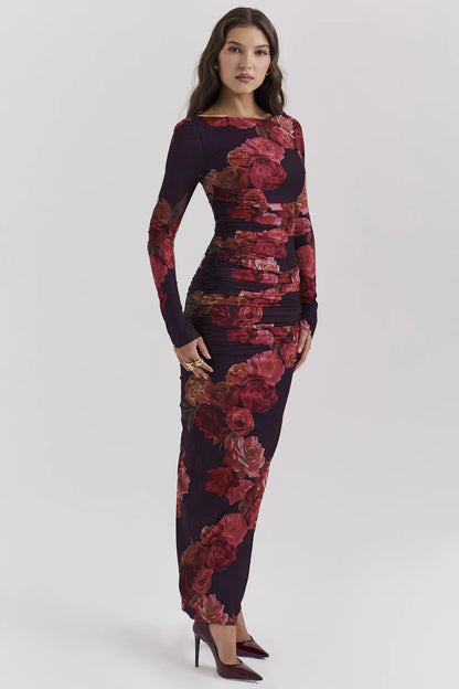Lanetta Romantic Floral Maxi Dress