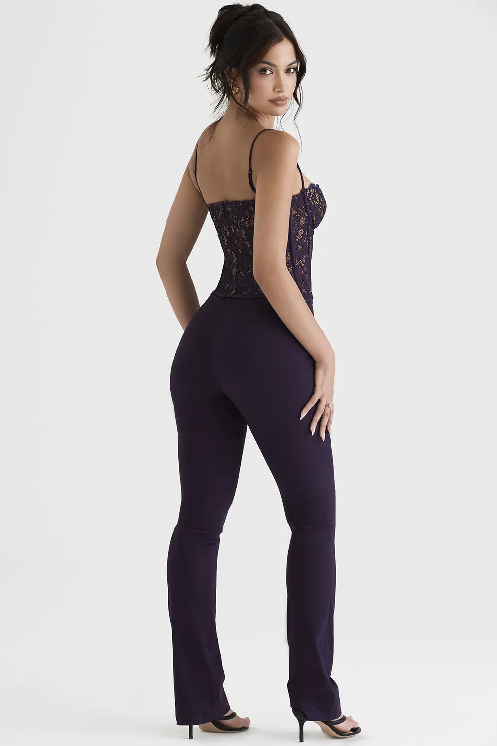Laurel Night Shade High Waisted Trousers