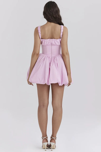 Le Puff Cotton Candy Cotton Tulle Mini Dress