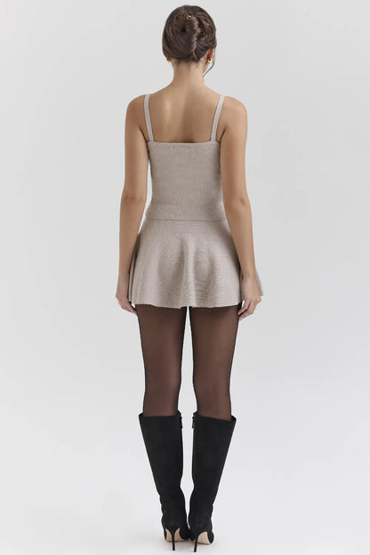 Leigh Biscuit Wool Cashmere Camisole Top