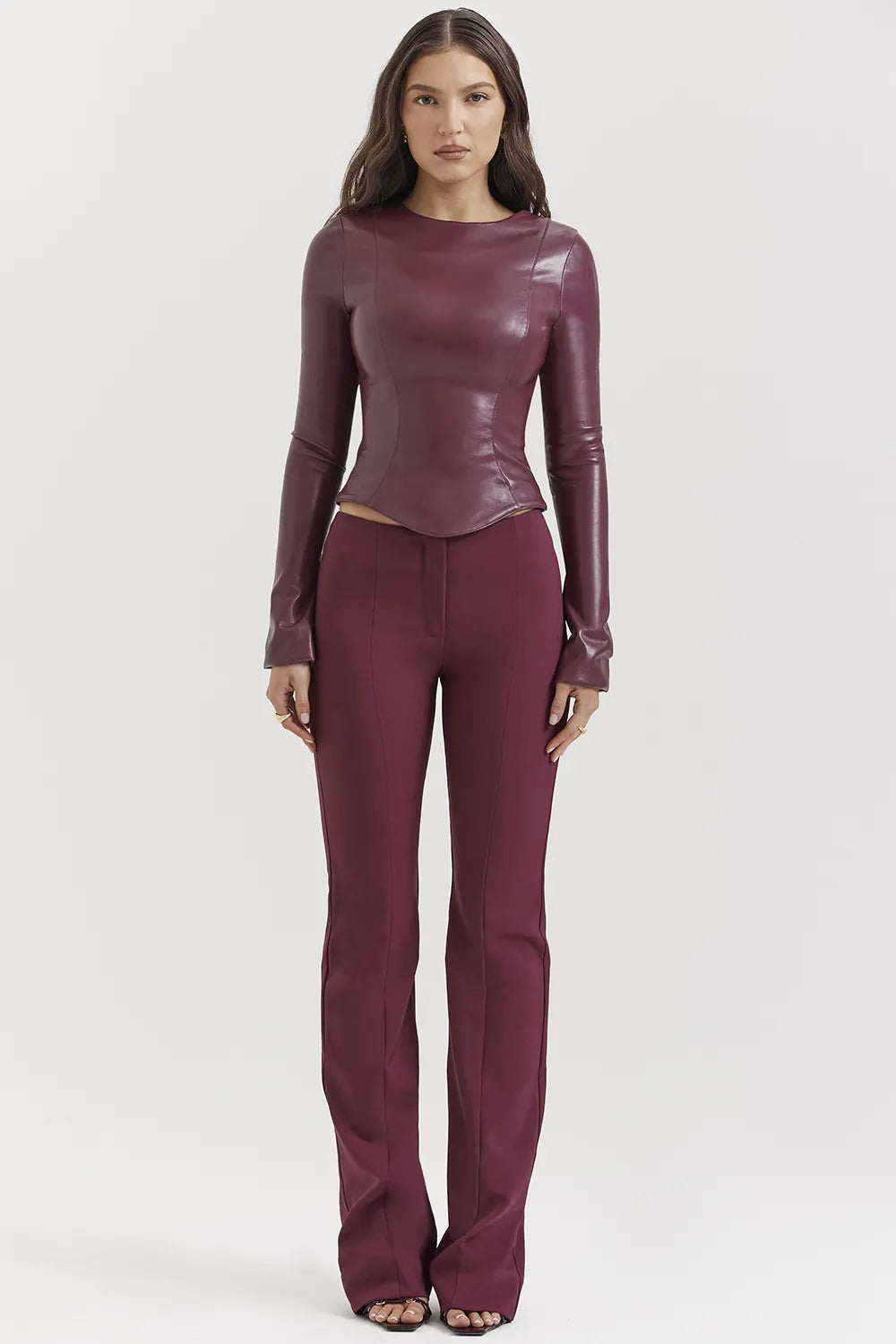Lillie Wine Trousers