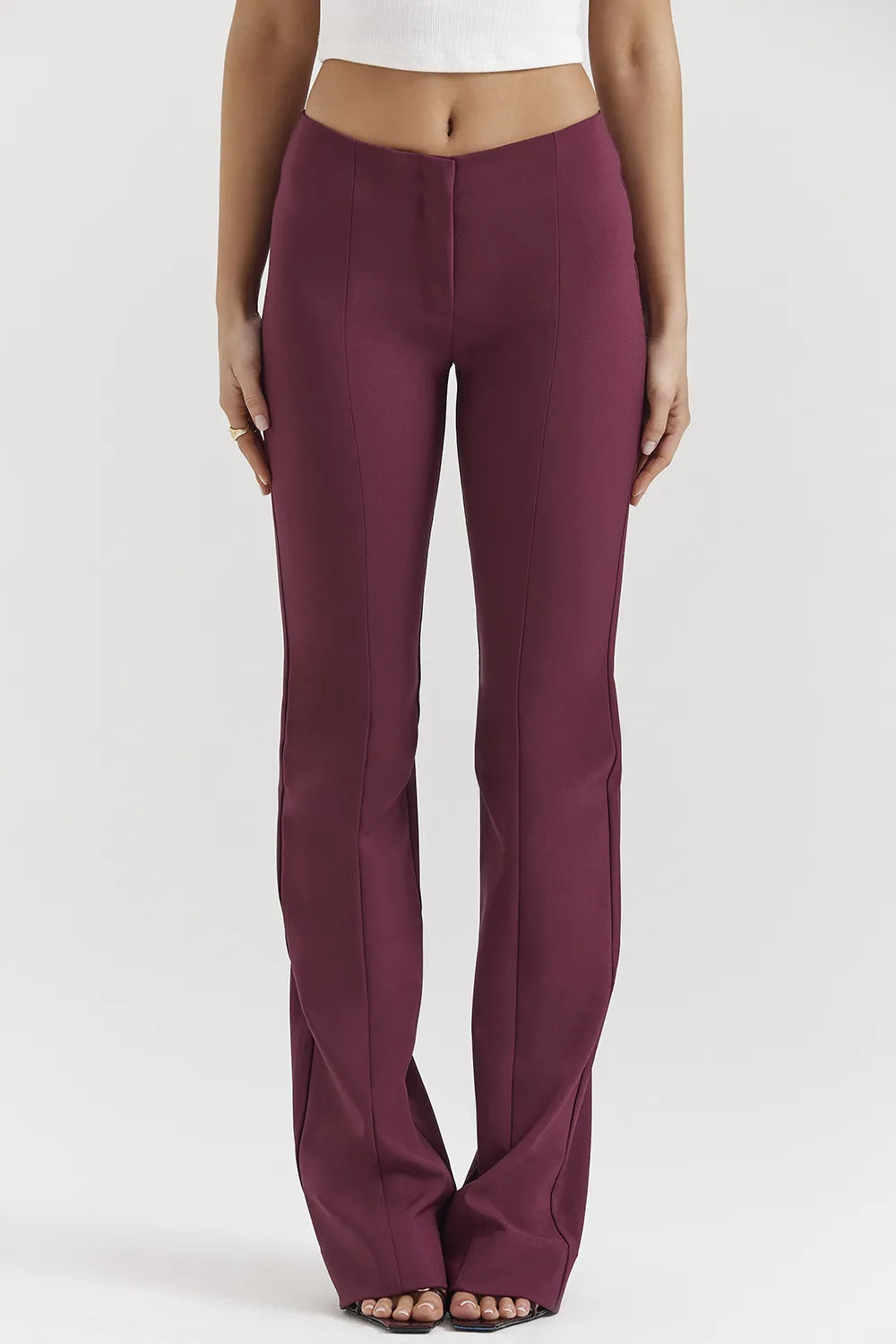 Lillie Wine Trousers
