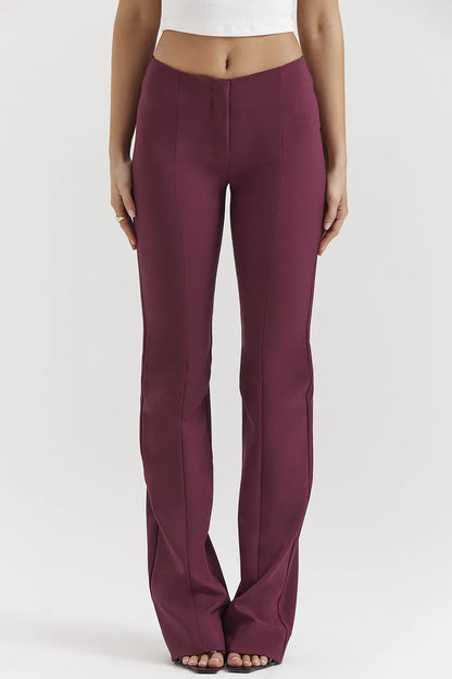 Lillie Wine Trousers