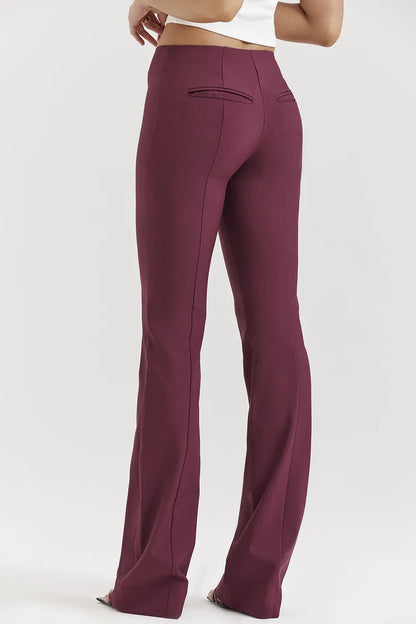 Lillie Wine Trousers