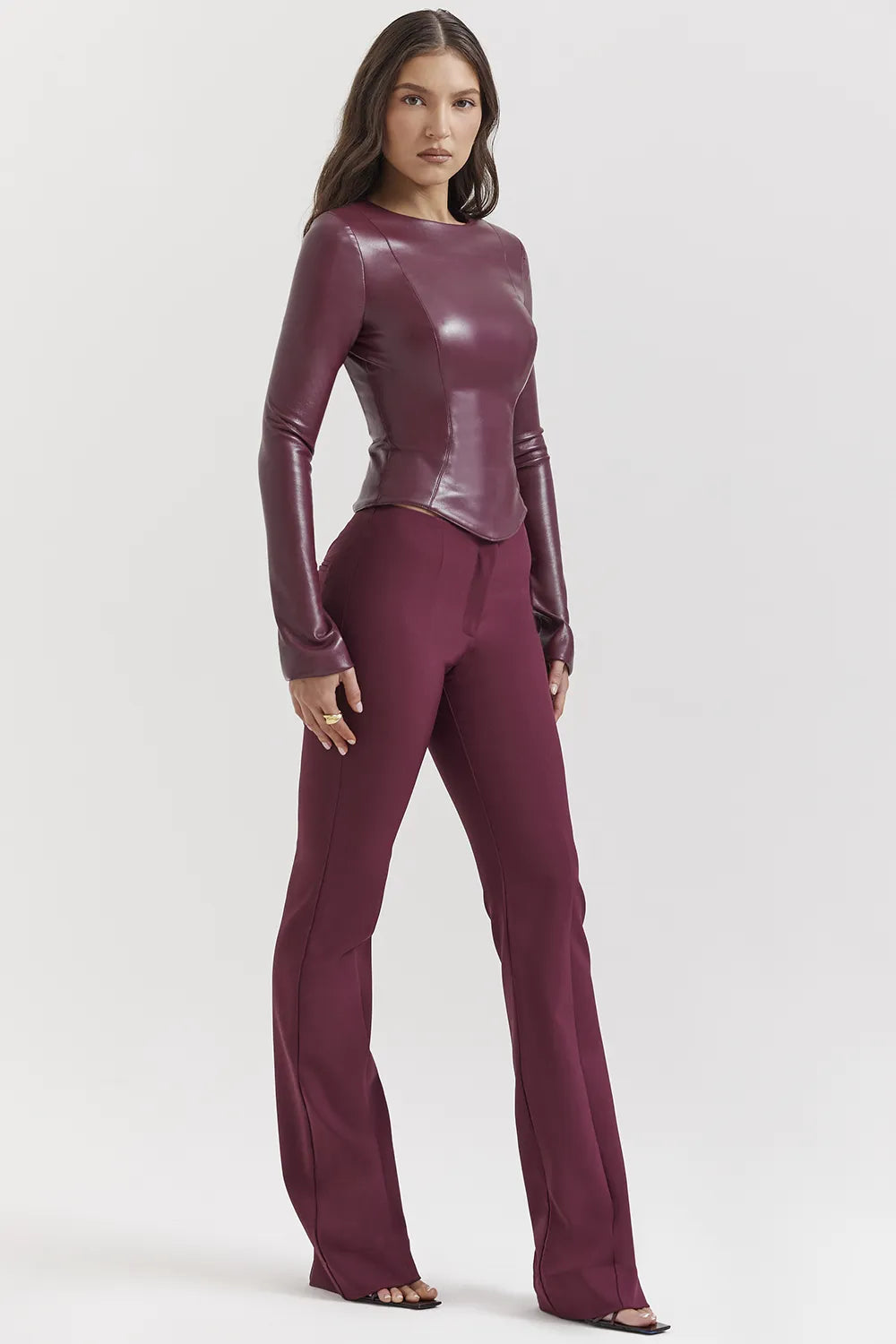 Lillie Wine Trousers