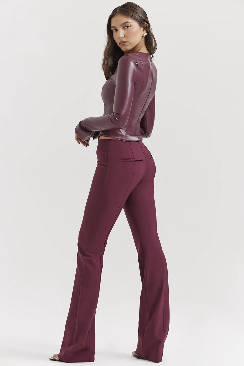 Lillie Wine Trousers
