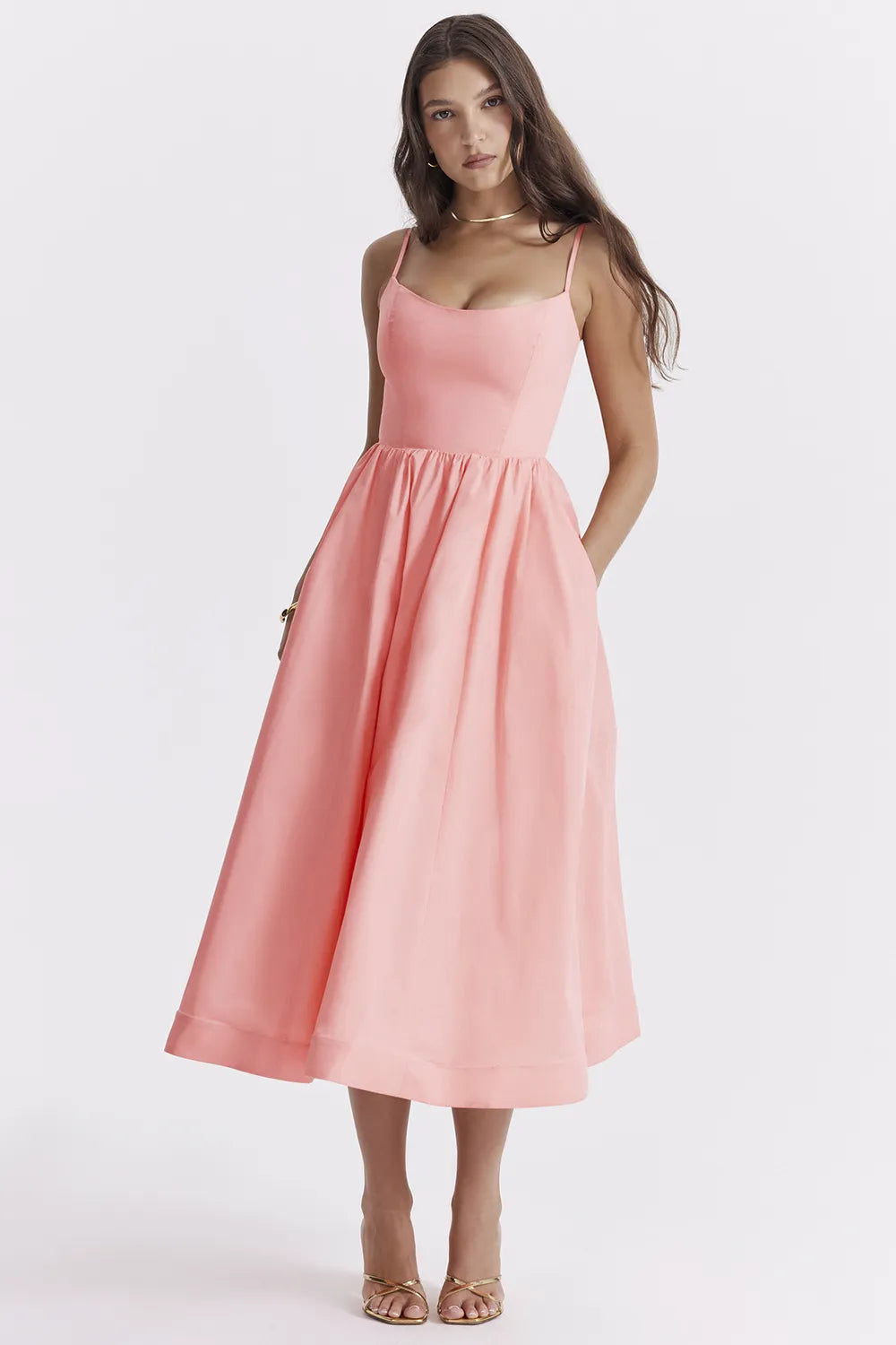 Lolita Apricot Corset Sundress