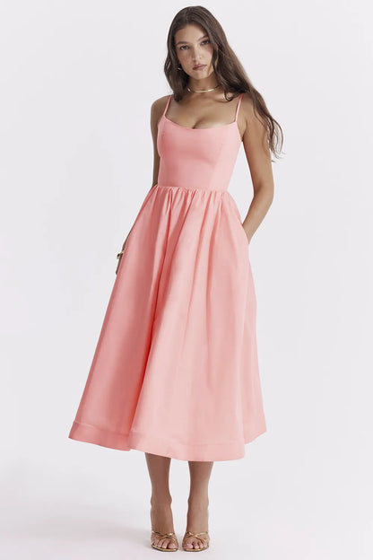 Lolita Apricot Corset Sundress