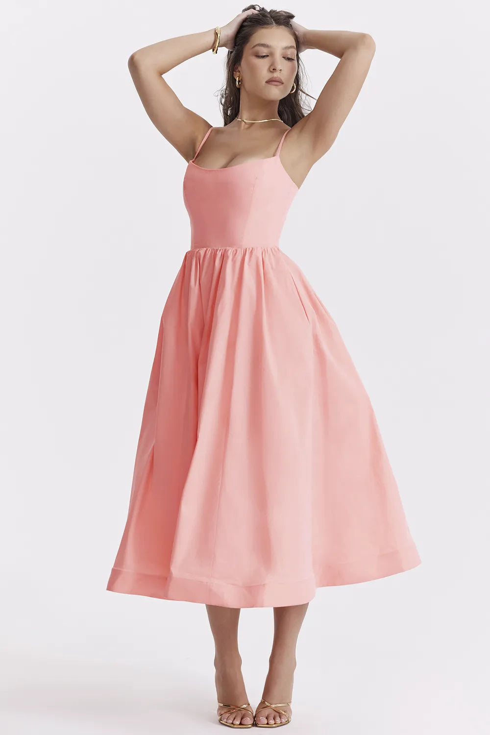 Lolita Apricot Corset Sundress