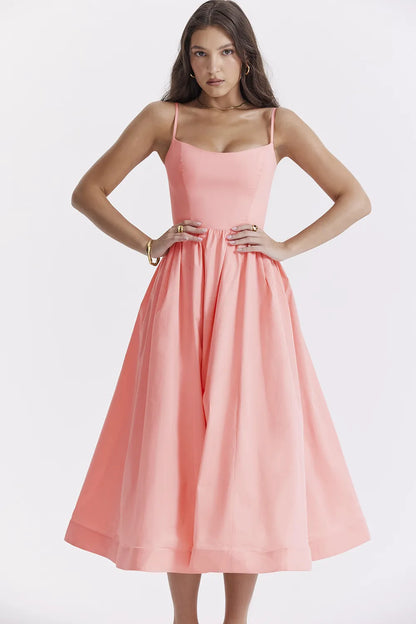 Lolita Apricot Corset Sundress