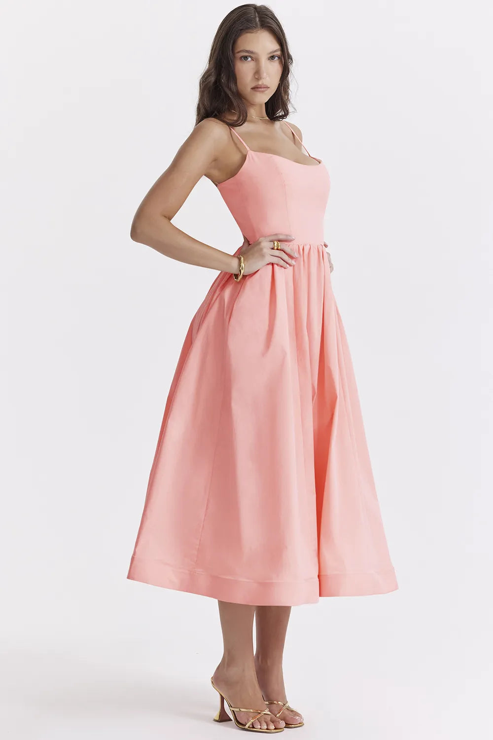 Lolita Apricot Corset Sundress