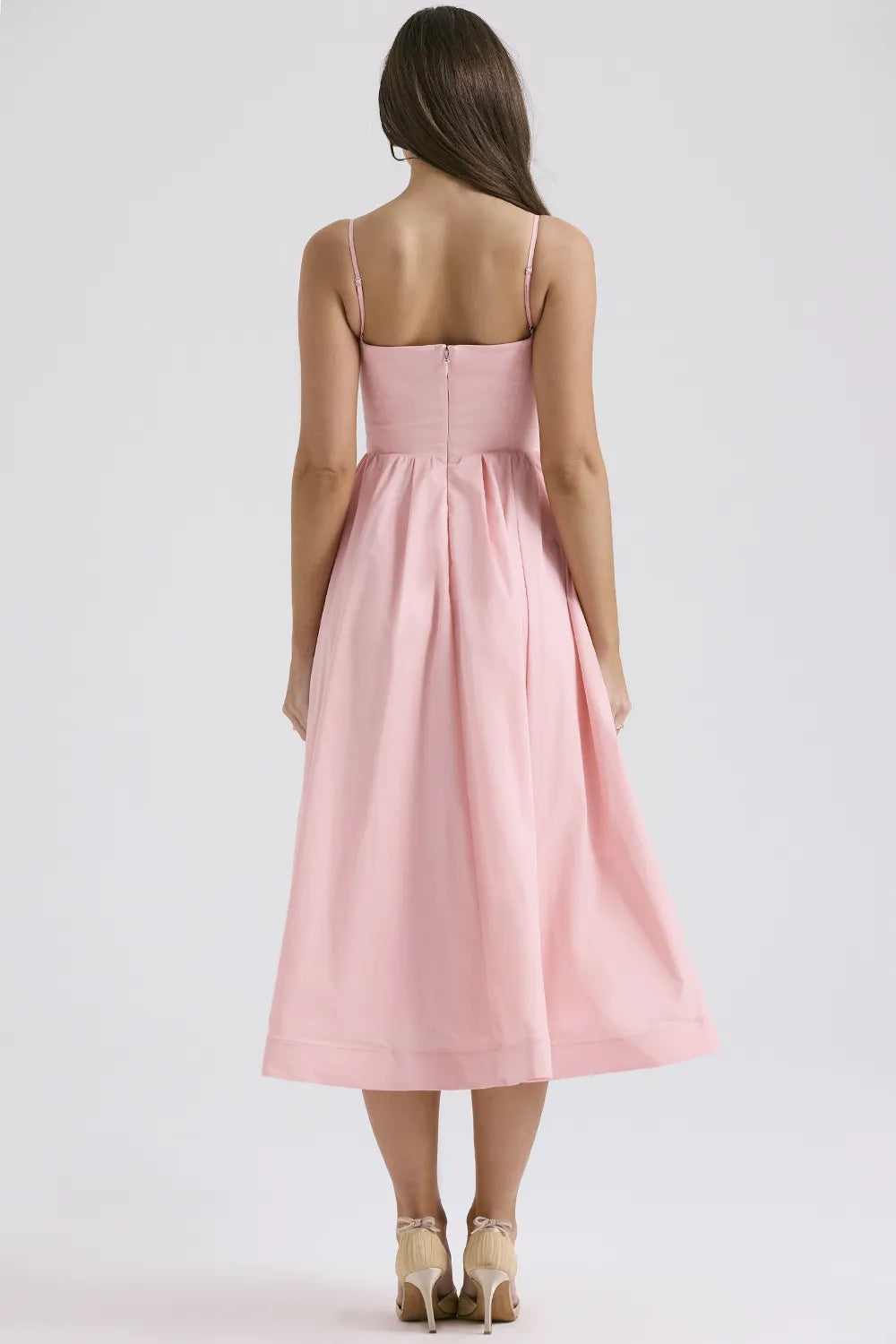 Lolita Rose Pink Cotton Corset Sundress