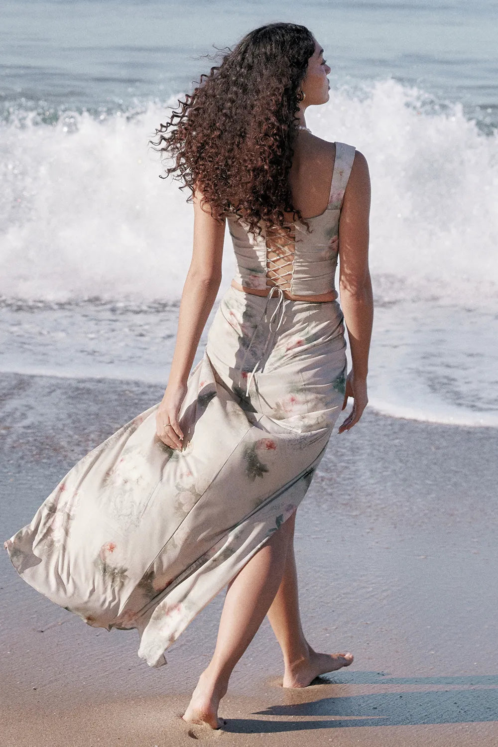Vesper Vintage Floral Maxi Skirt