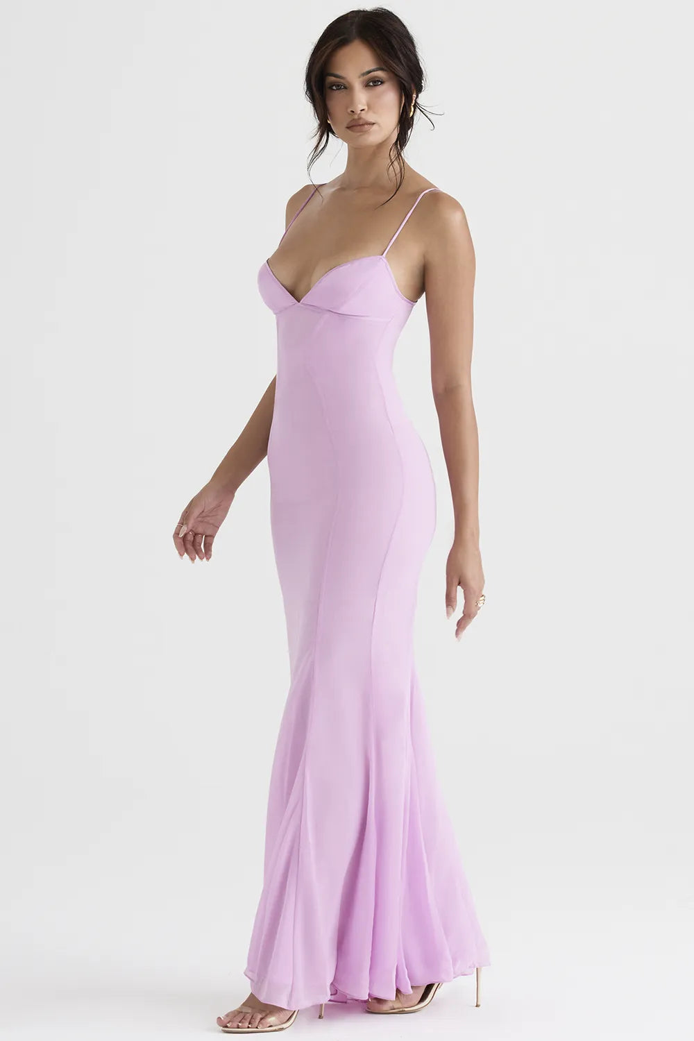 Loren Pink Maxi Dress