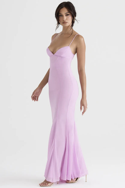 Loren Pink Maxi Dress
