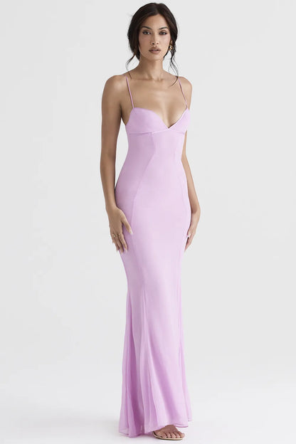 Loren Pink Maxi Dress