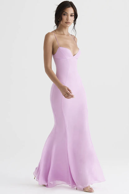 Loren Pink Maxi Dress