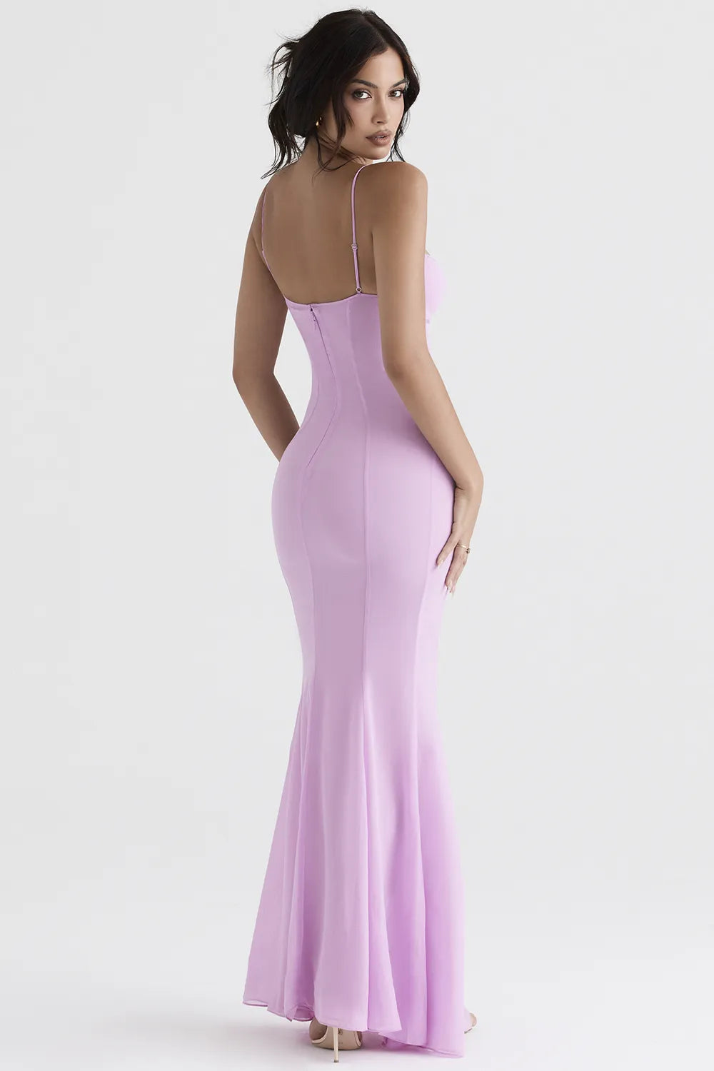 Loren Pink Maxi Dress