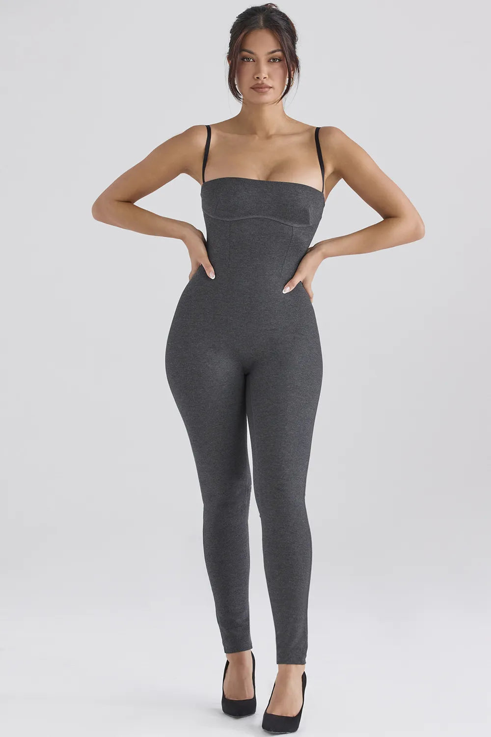 Luisa Charcoal Loungewear Jumpsuit
