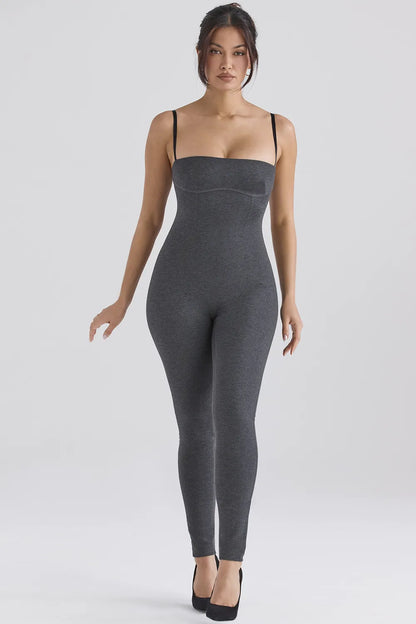 Luisa Charcoal Loungewear Jumpsuit