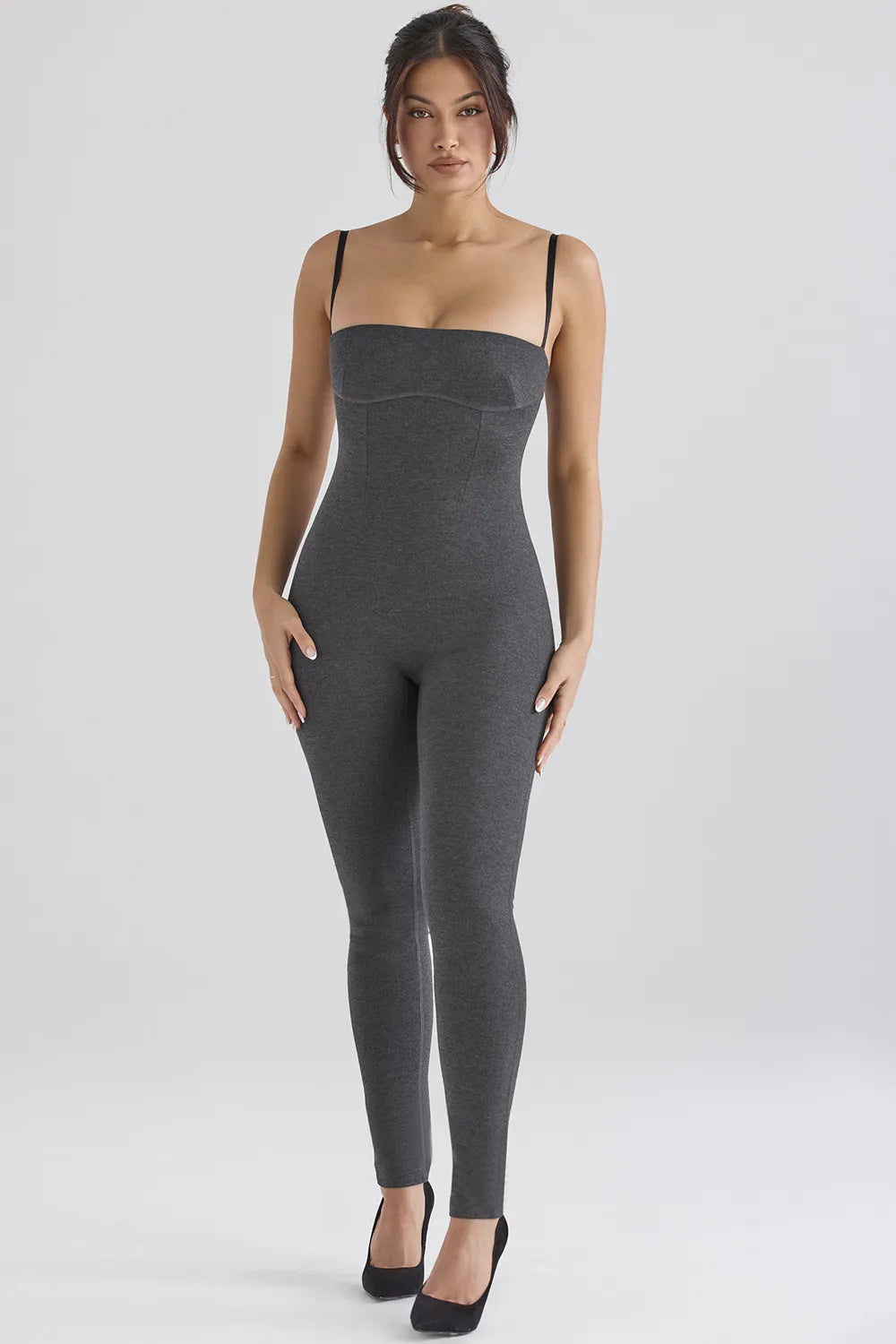 Luisa Charcoal Loungewear Jumpsuit
