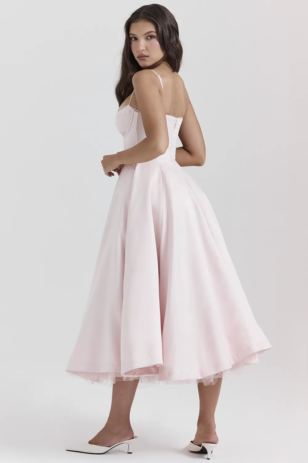Mademoiselle Ballerina Pink Midi Dress