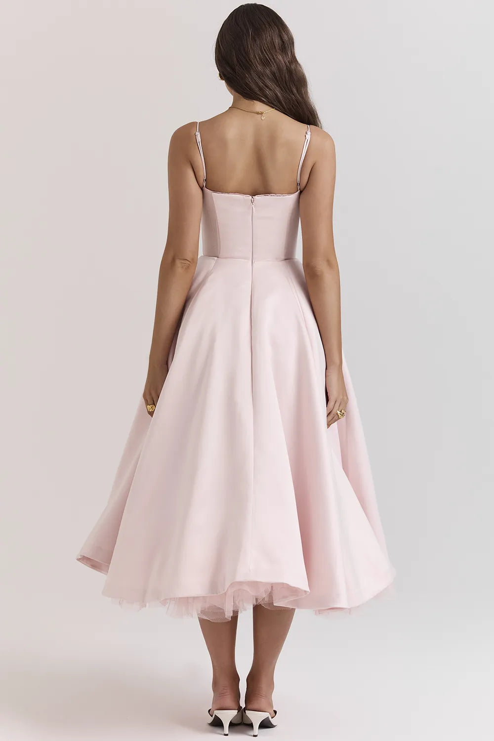 Mademoiselle Ballerina Pink Midi Dress