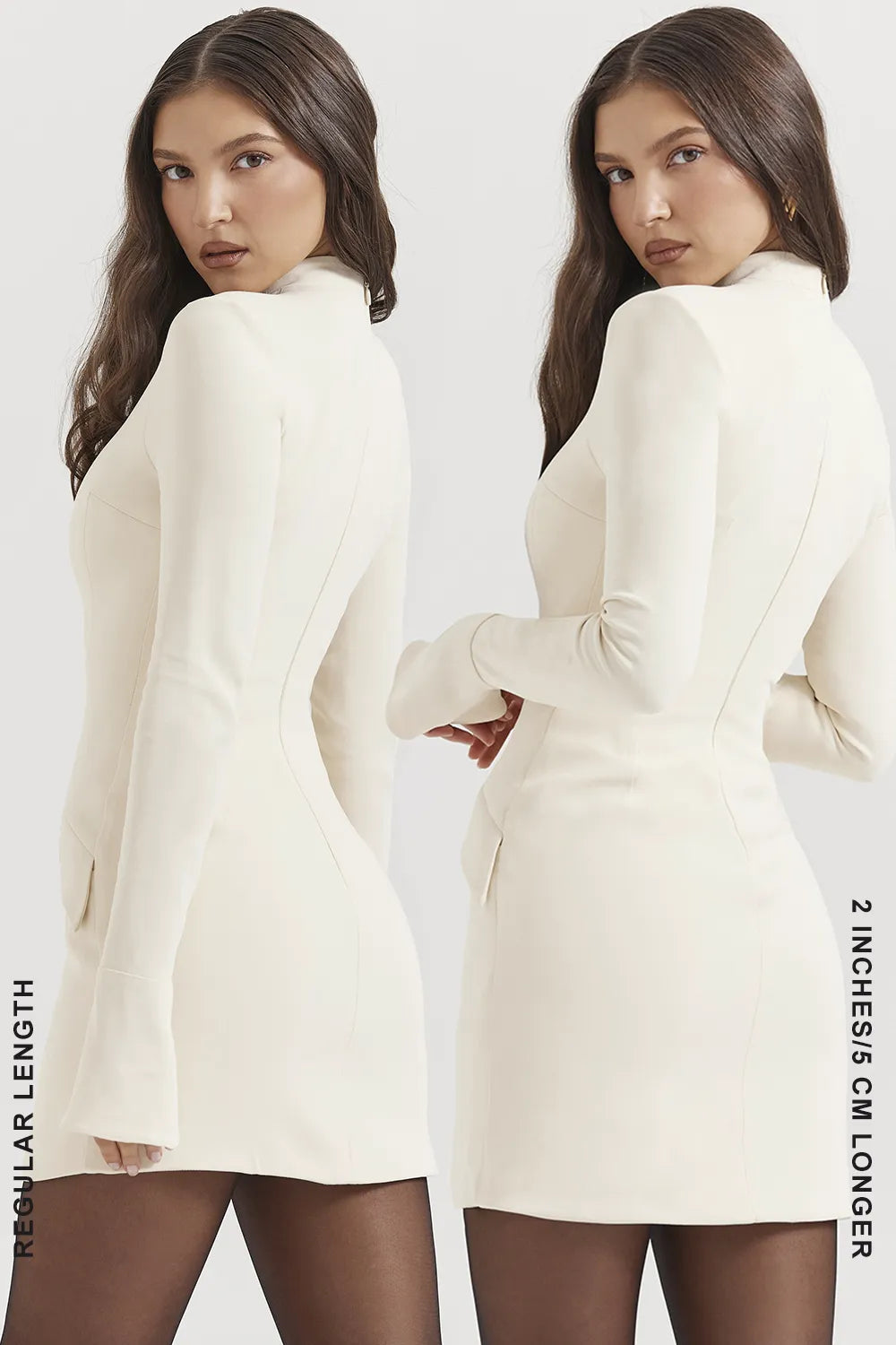 Mahalia Vintage Cream Mini Dress