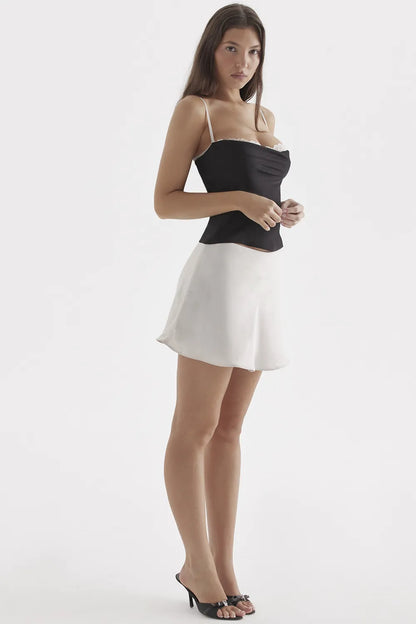 Malala Off White Mini Skirt