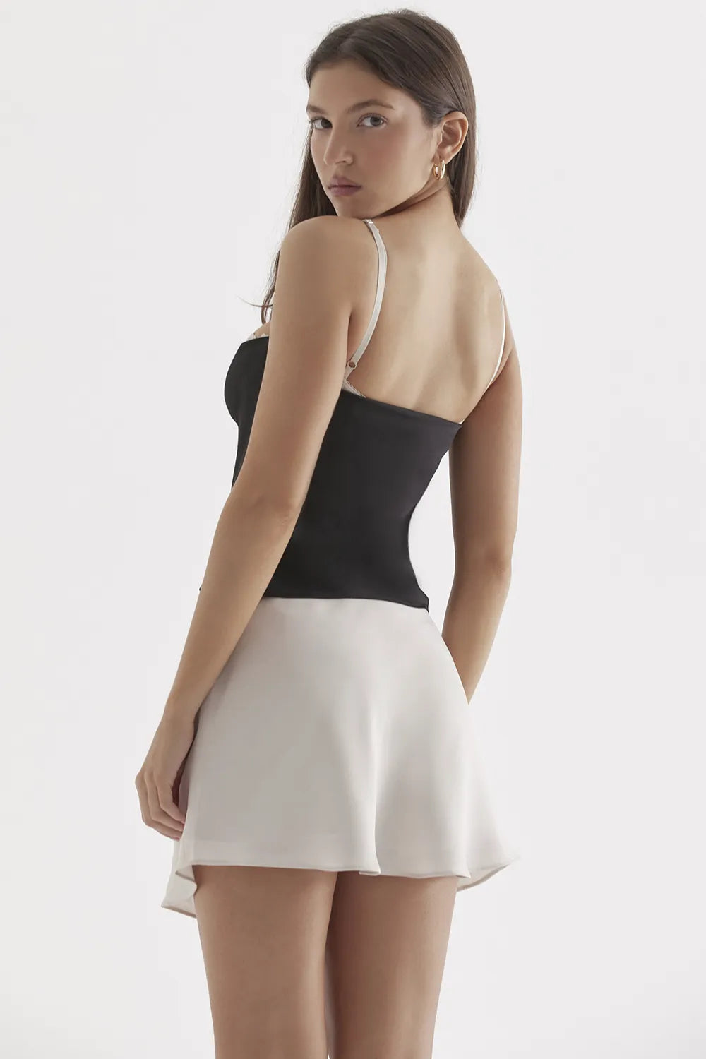 Eli Black & Off White Underwired Top