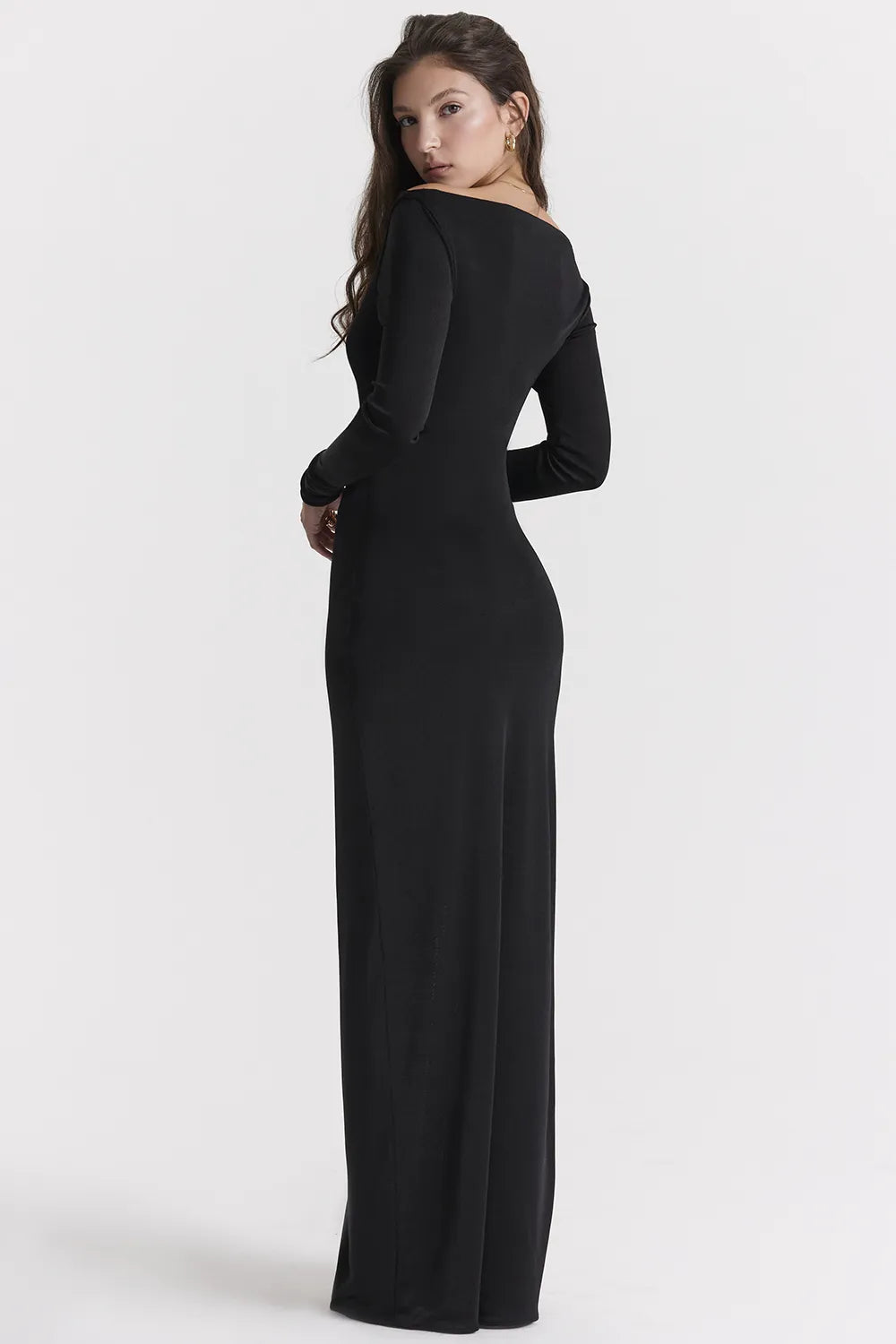 Marella Black Cutout Maxi Dress