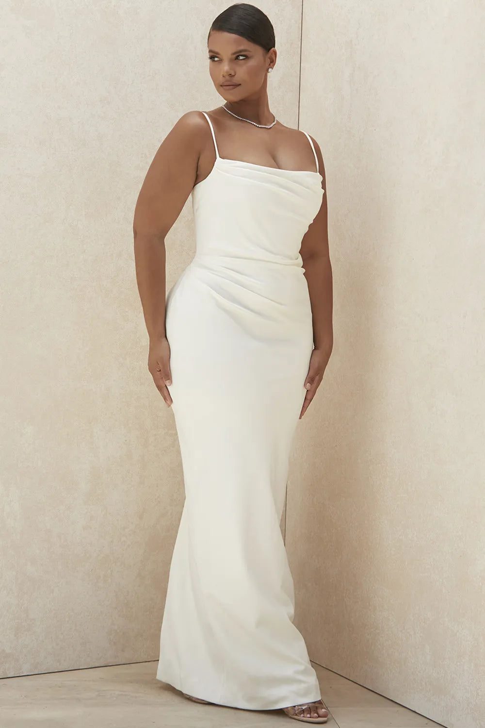 Margaux Ivory Draped Bridal Gown - Limited Edition
