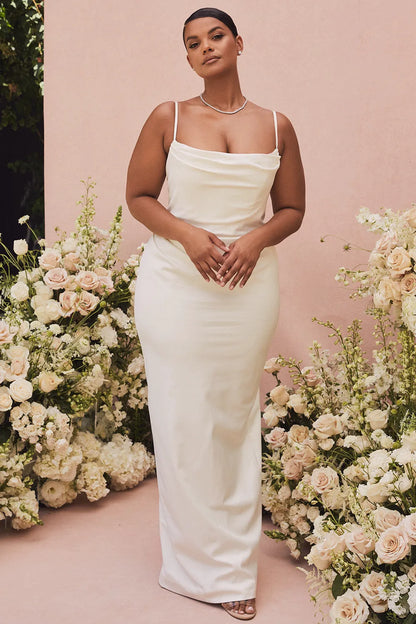 Margaux Ivory Draped Bridal Gown - Limited Edition