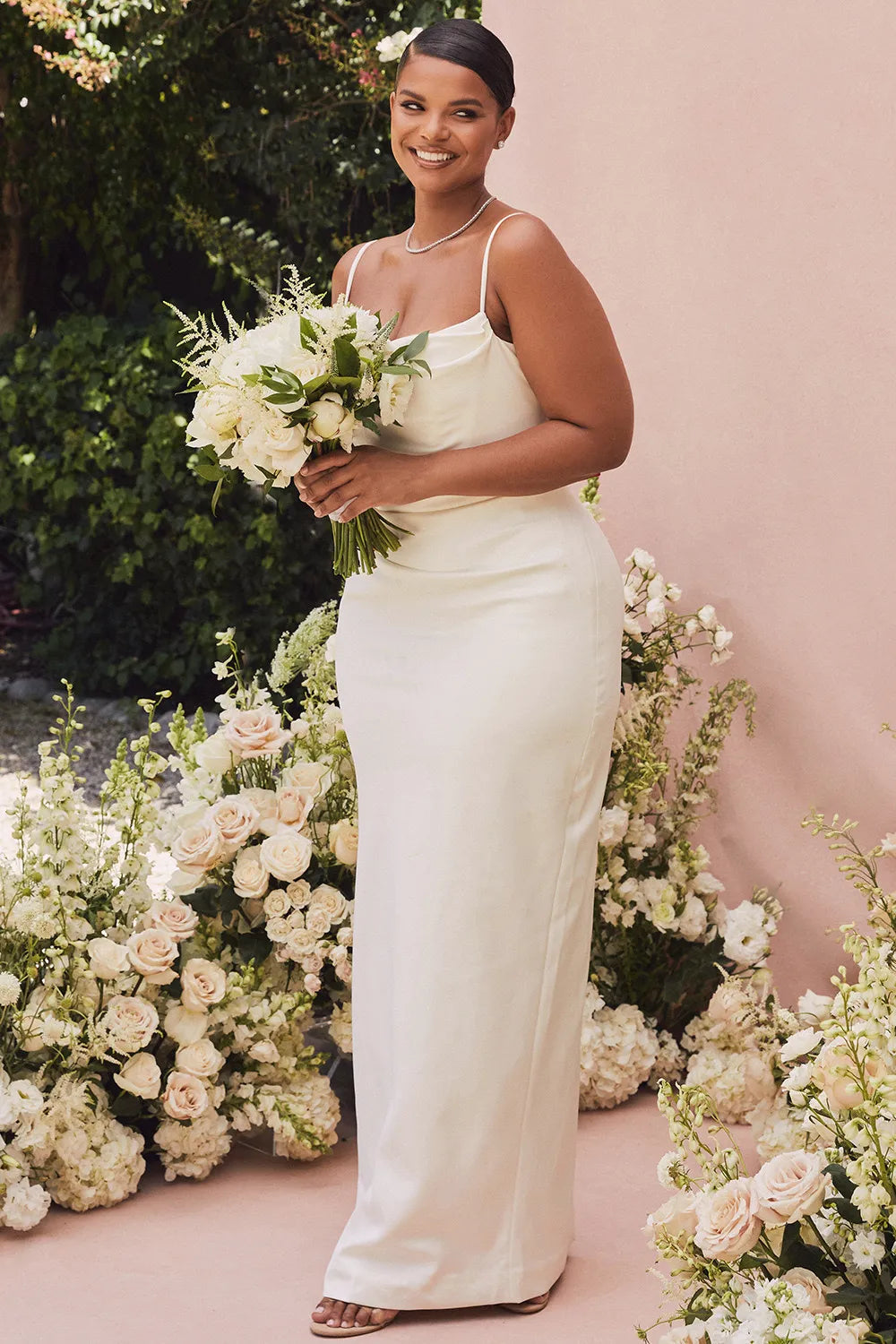Margaux Ivory Draped Bridal Gown - Limited Edition