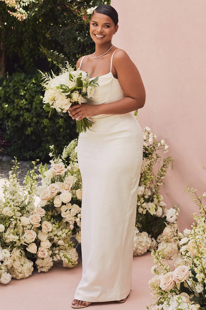 Margaux Ivory Draped Bridal Gown - Limited Edition