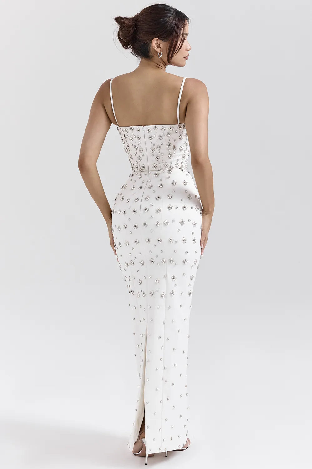 Martine Ivory Embellished Corset Wedding Gown