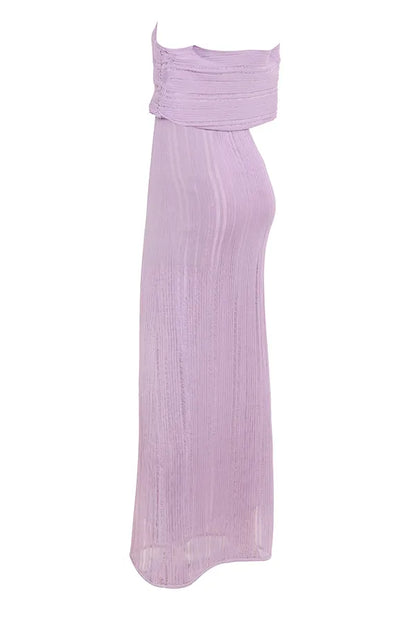 Micah Orchid Ladder Knit Maxi Dress